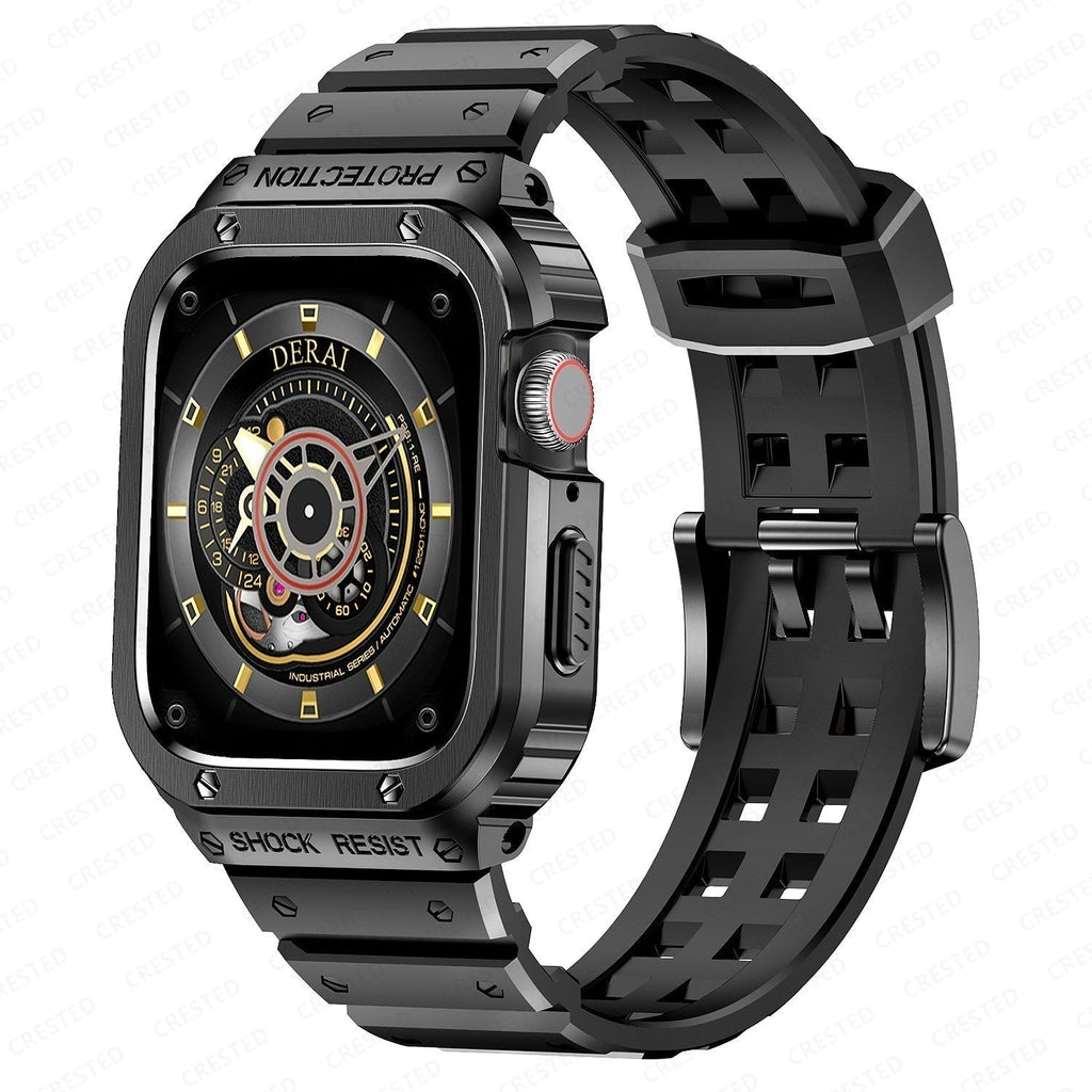 Apple Watch用 ApexFlex シリコンバンドとスチールケース