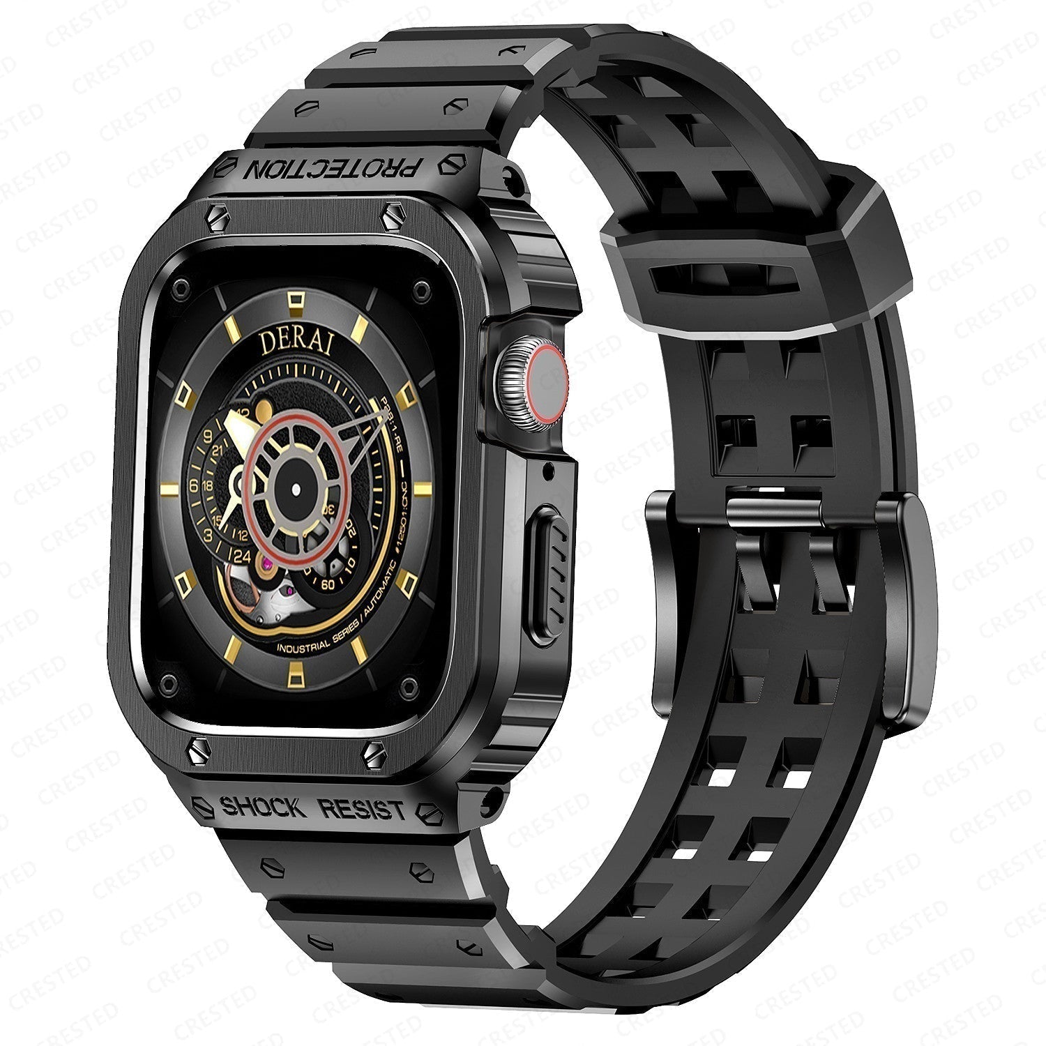 Apple Watch用 ApexFlex シリコンバンドとスチールケース