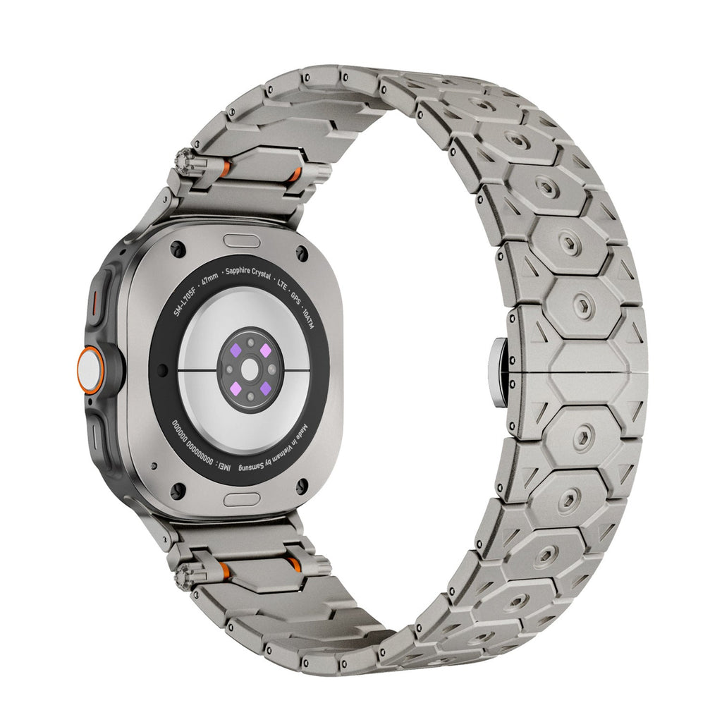 Correa Astra Geométrica de Acero Inoxidable para Galaxy Ultra
