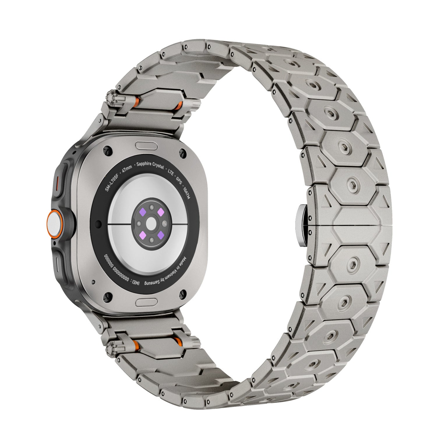 Correa Astra Geométrica de Acero Inoxidable para Galaxy Ultra