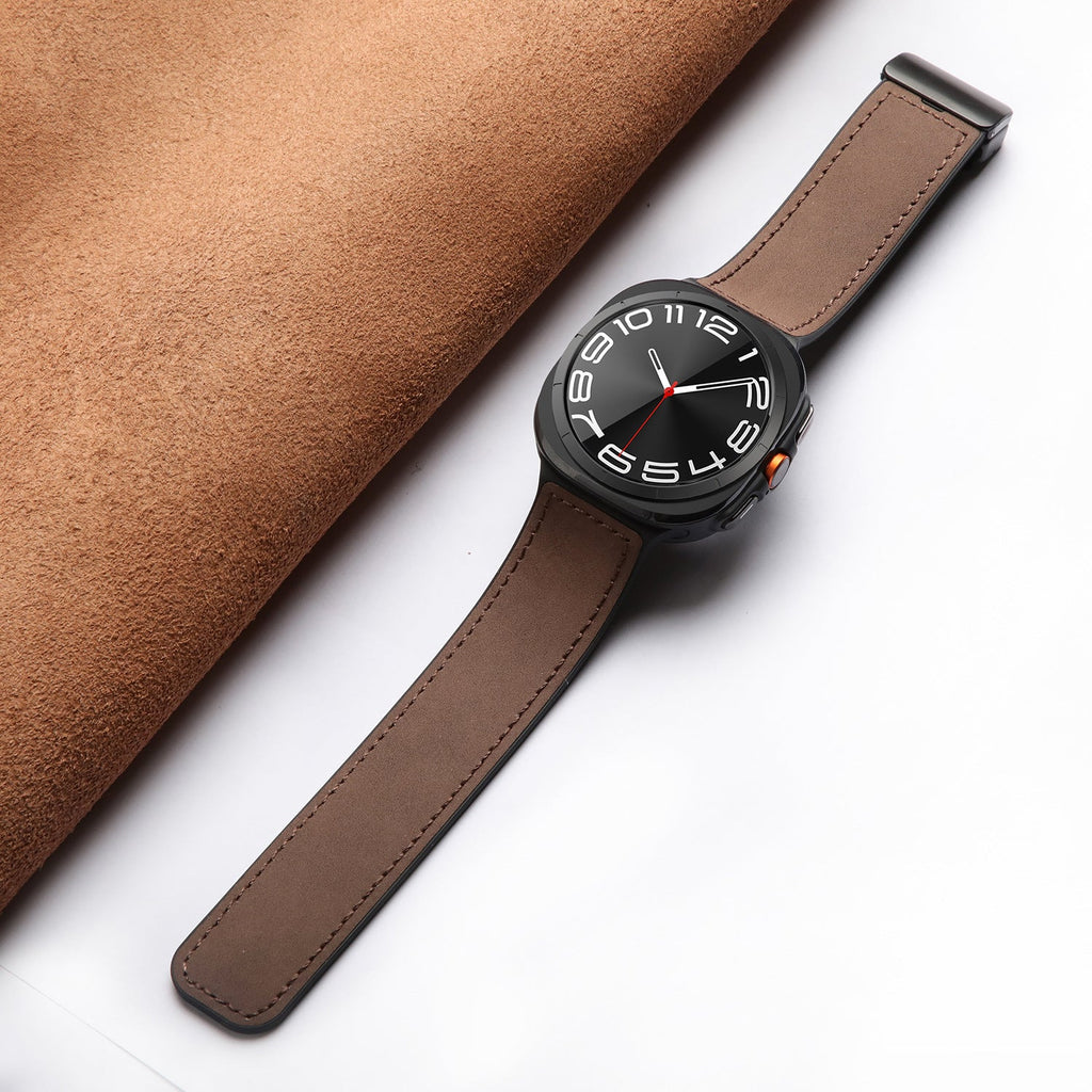 AstraWear magnetyczny pasek skórzano-silikonowy do Samsung Ultra