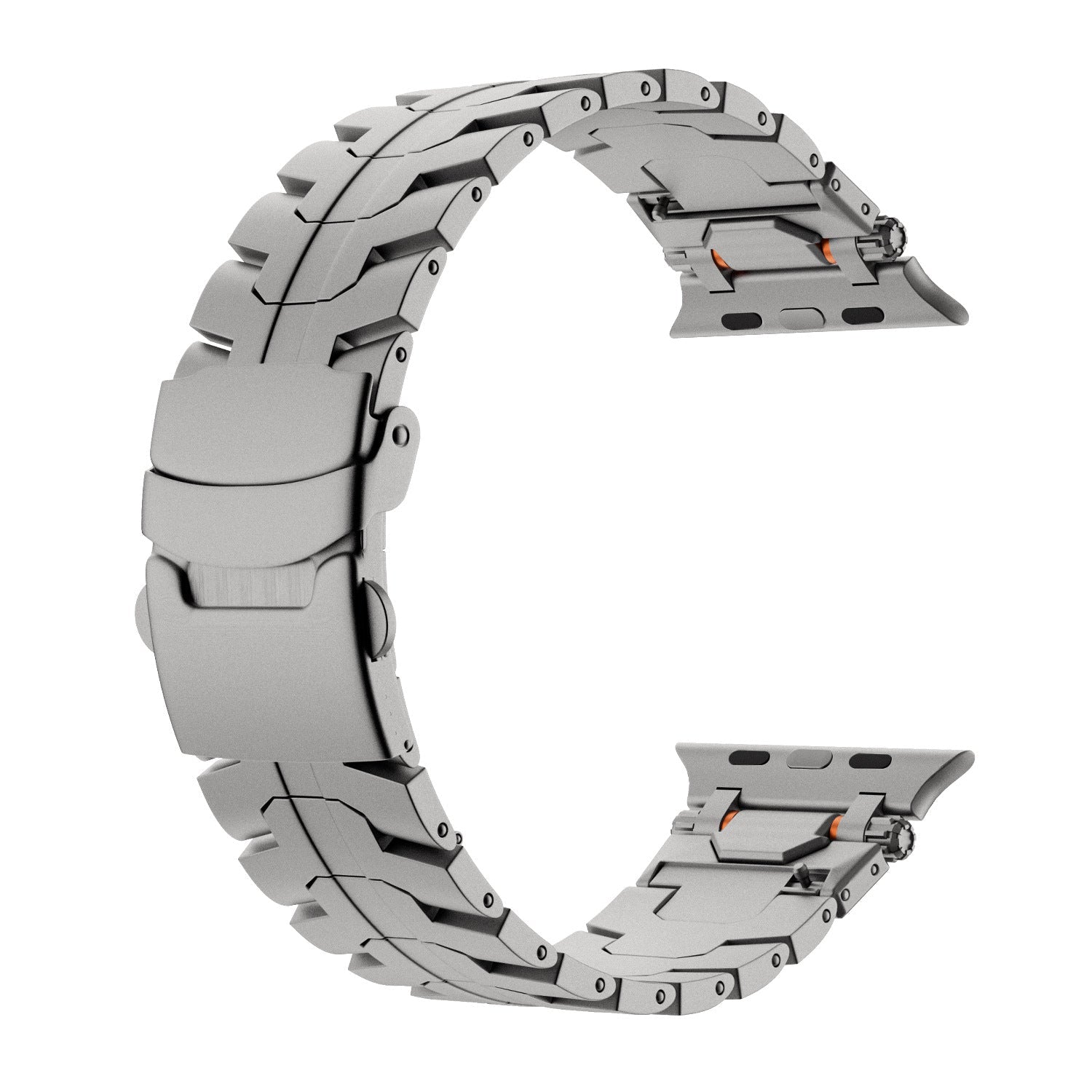 Cinturino a maglie in acciaio inox Aurora Forge per Apple Watch
