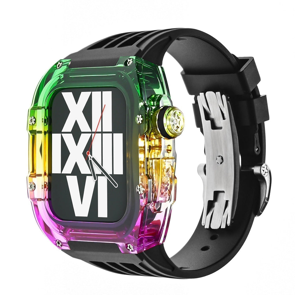 NovaFlex Multicolor Fluororubber Case Kit For Apple Watch