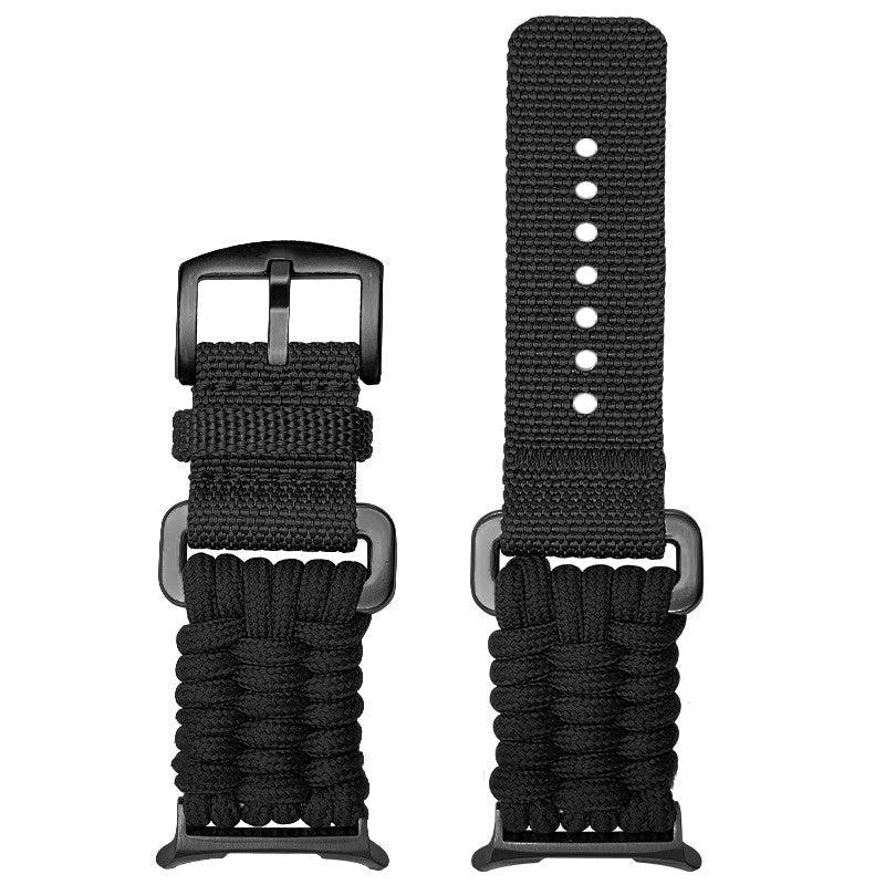 PeakGuard nylon geweven band voor Galaxy Watch Ultra
