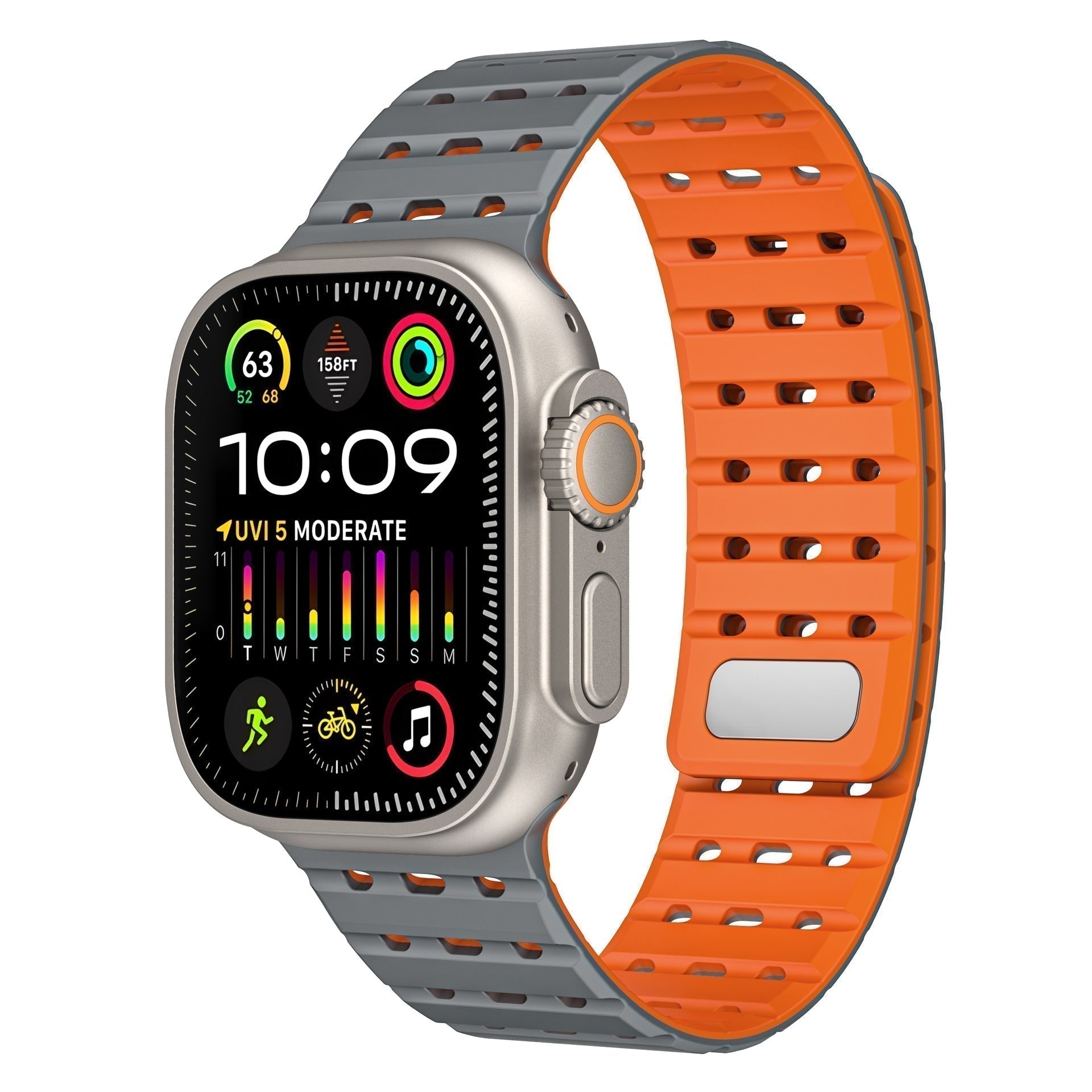 Pasek magnetyczny silikonowy NovaWeave Pro do Apple Watch