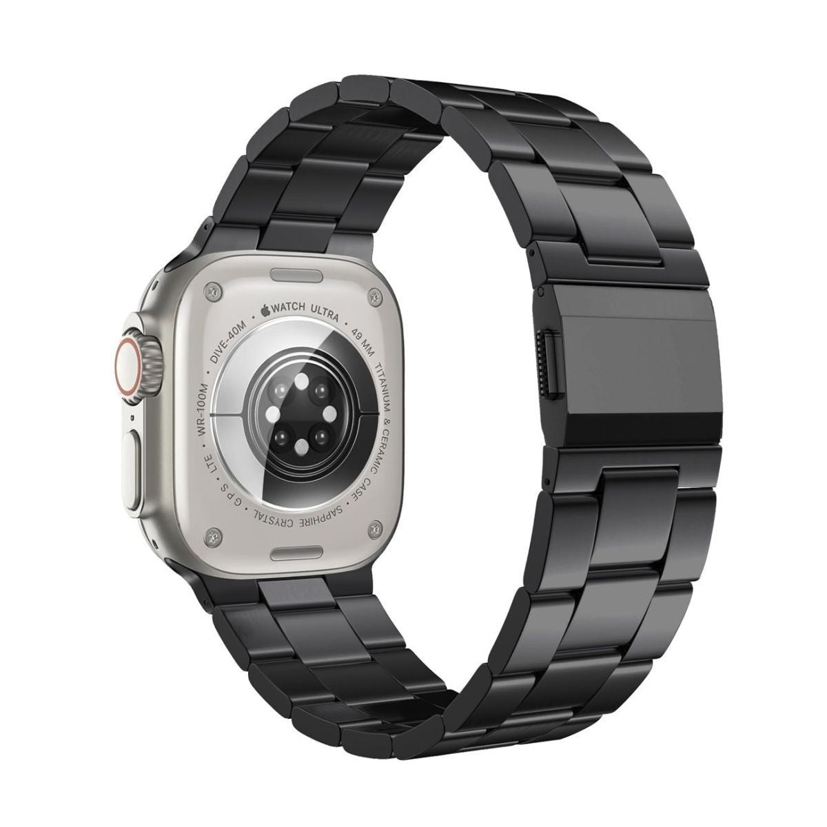 NovaLink 26 mm rustfritt stållenke for Apple Watch Ultra