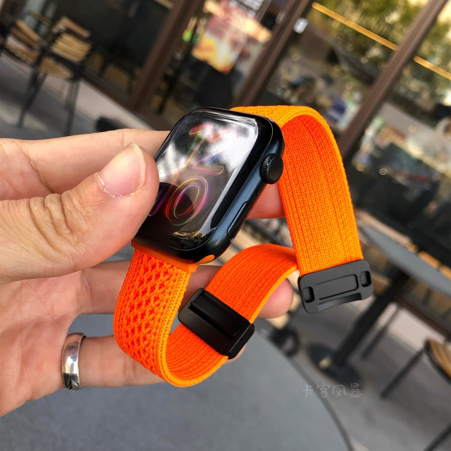 AirWeave nät nylonrem med magnetlås för Apple Watch