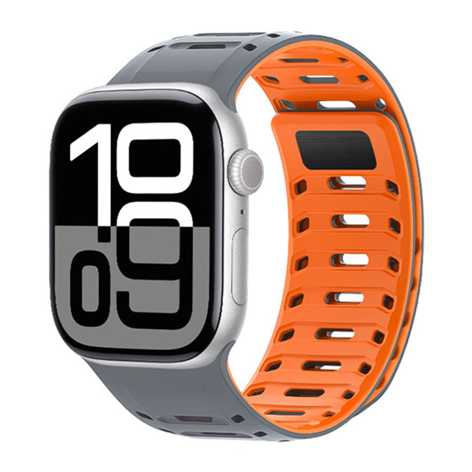 Bracelet en silicone VeloFlex pour Apple Watch, durable et respirant