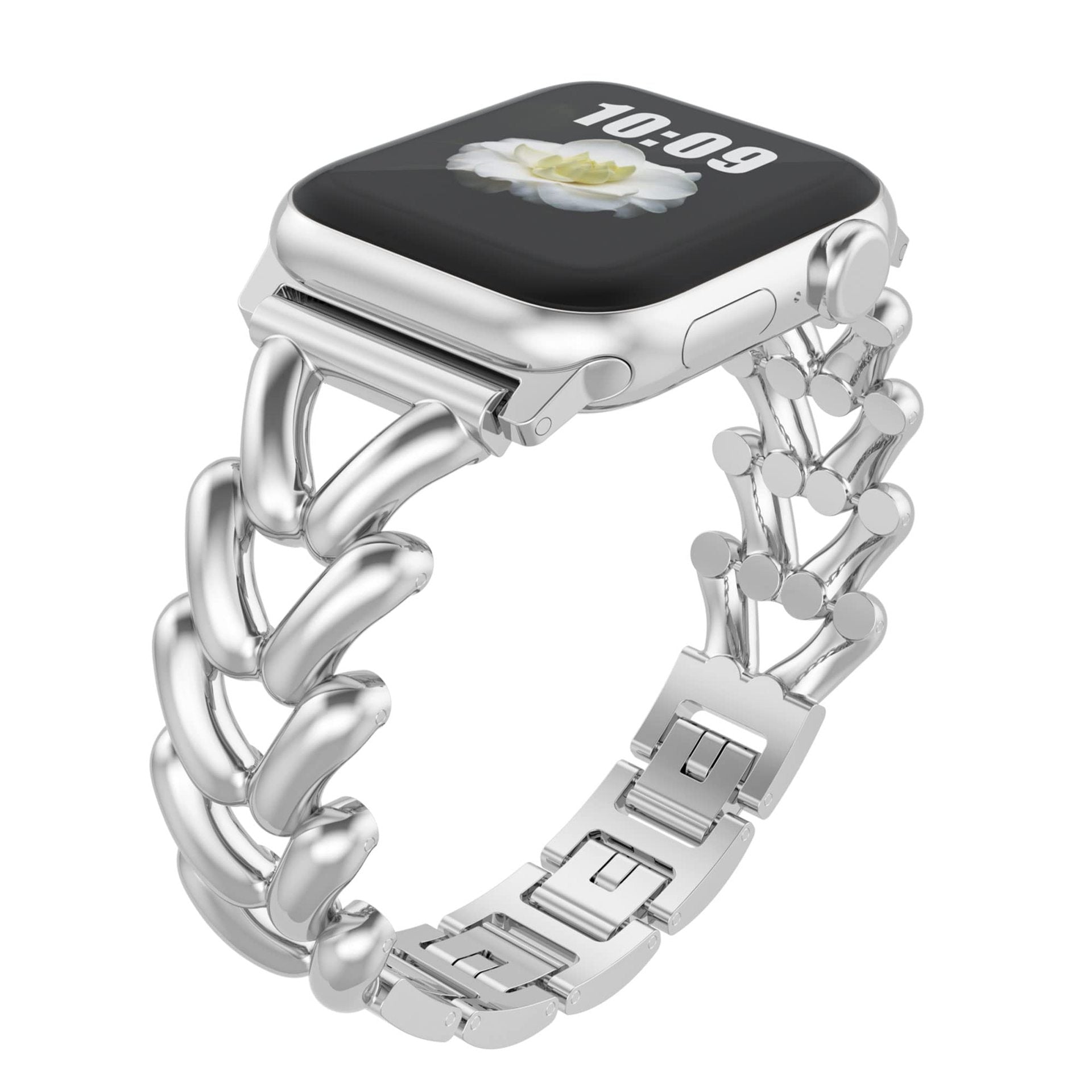 Pulseira AeroSteel em Aço Inoxidável para Apple Watch Feminina
