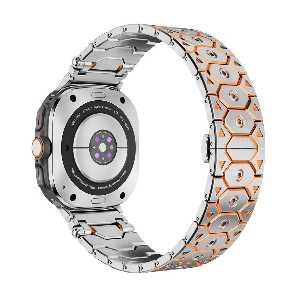 Correa Astra Geométrica de Acero Inoxidable para Galaxy Ultra