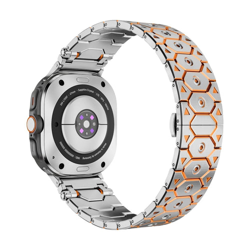 Correa Astra Geométrica de Acero Inoxidable para Galaxy Ultra