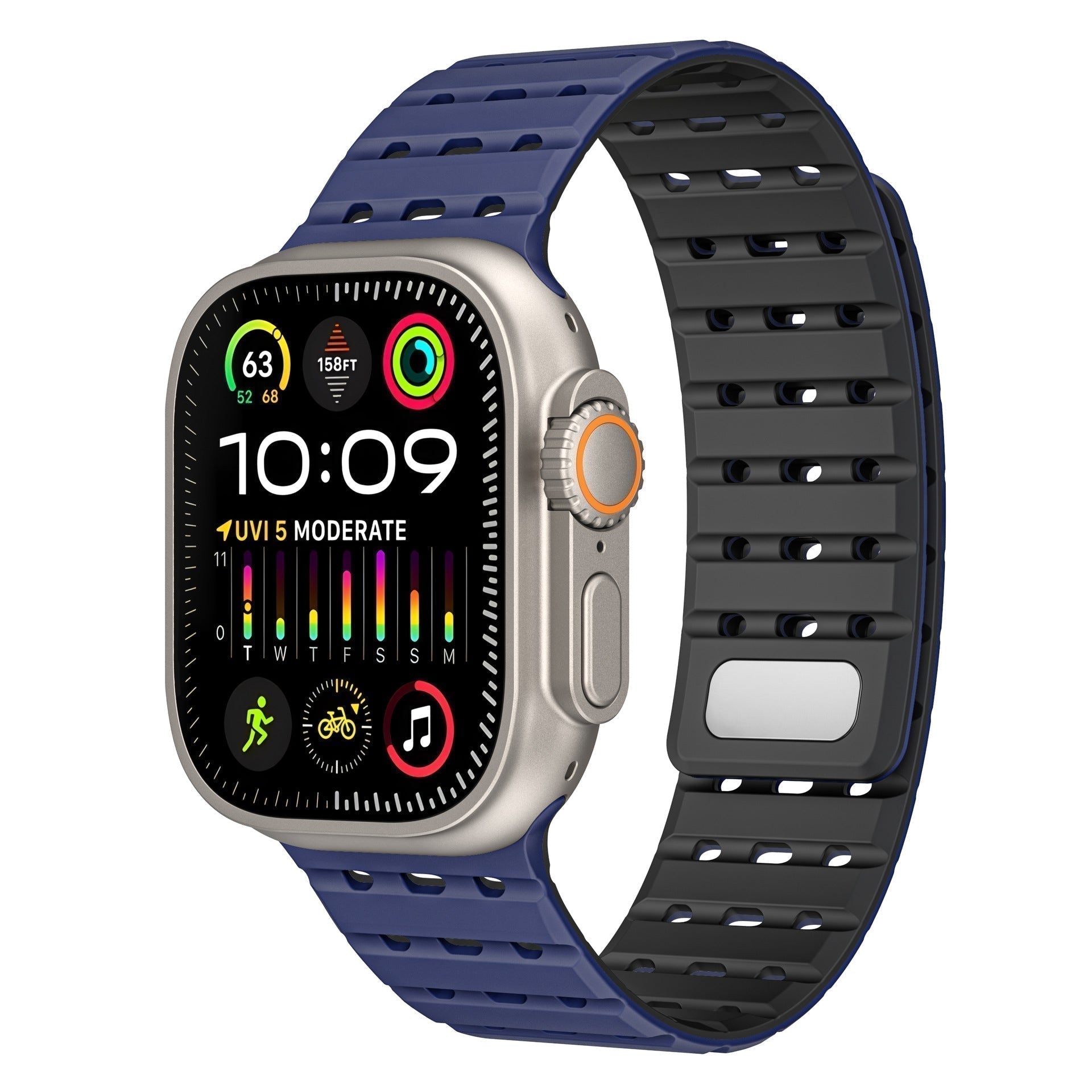 Pasek magnetyczny silikonowy NovaWeave Pro do Apple Watch