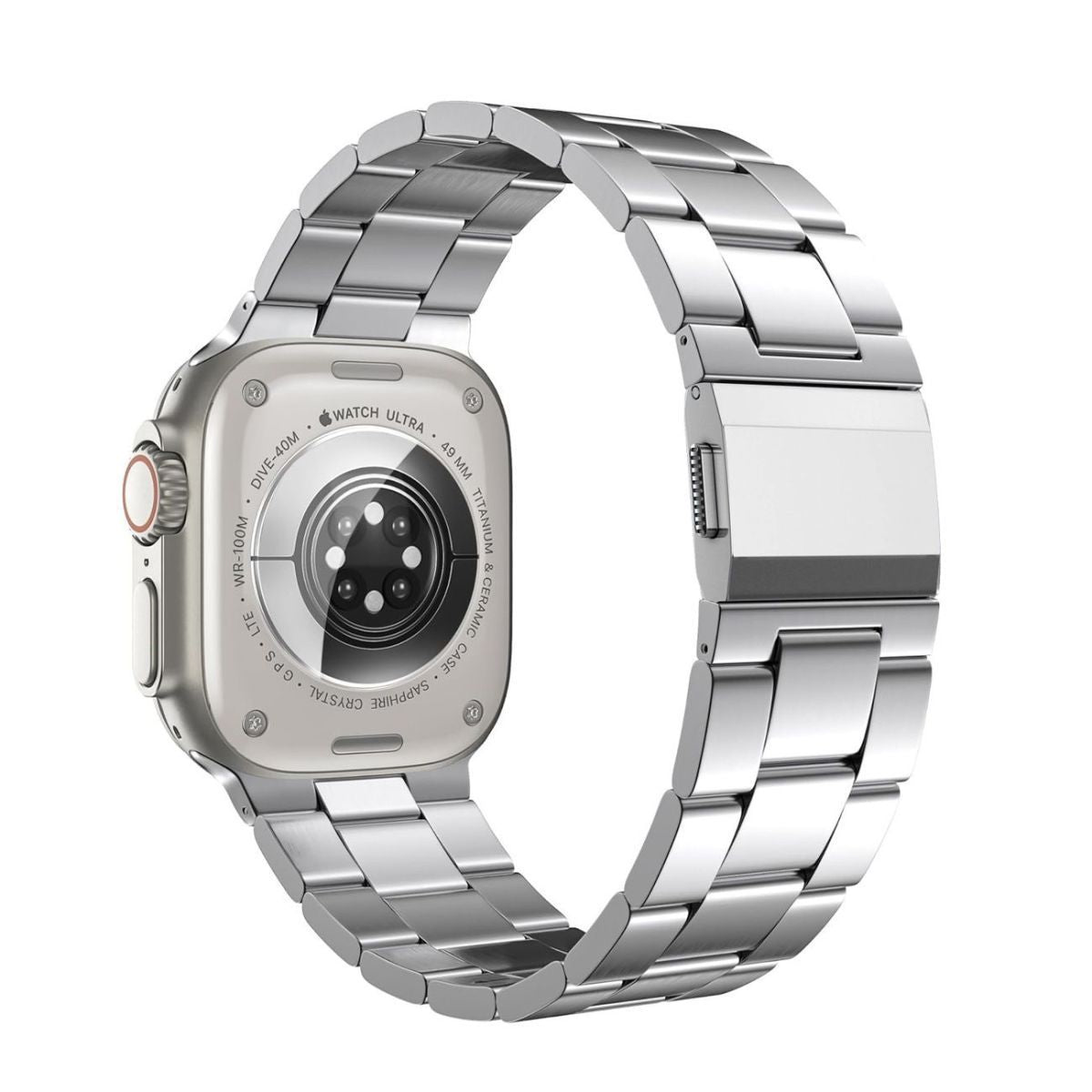 NovaLink 26 mm rustfritt stållenke for Apple Watch Ultra