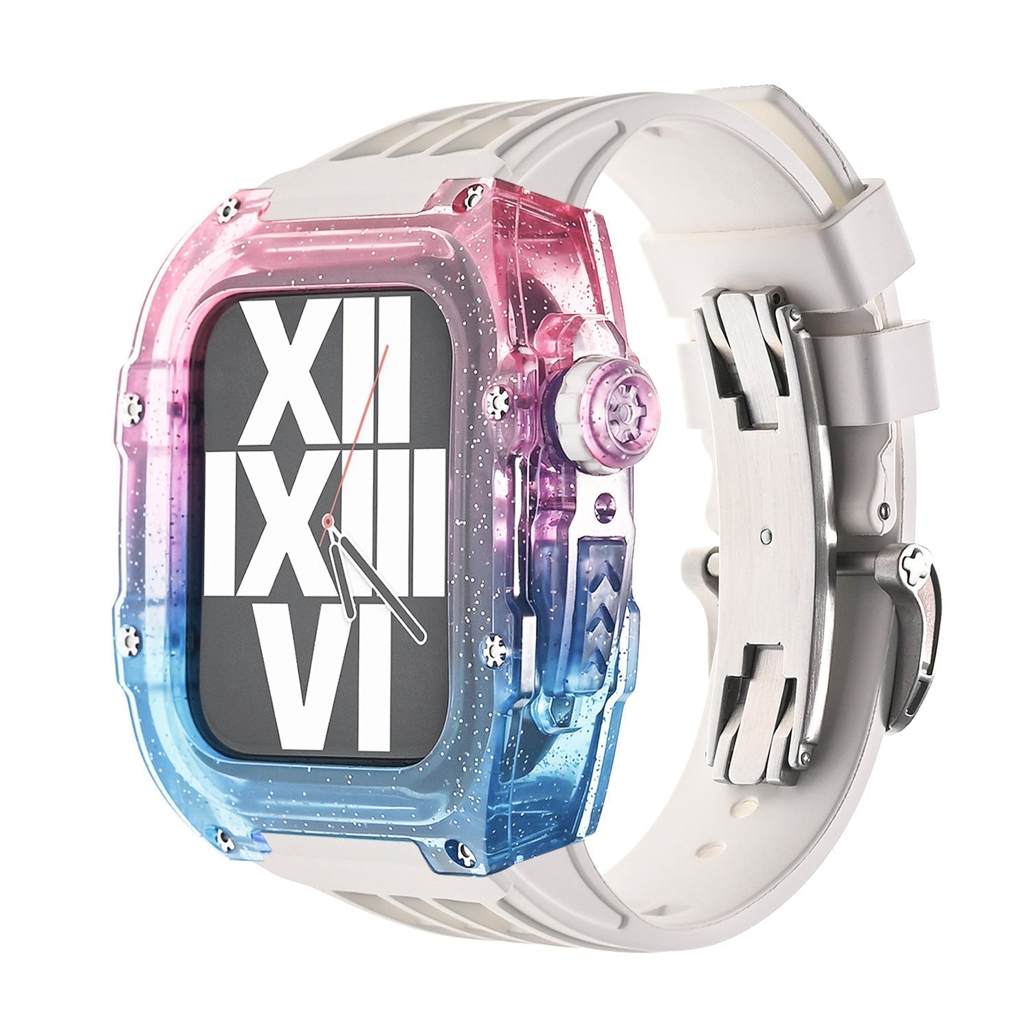 NovaFlex Multicolor Fluororubber Case Kit For Apple Watch
