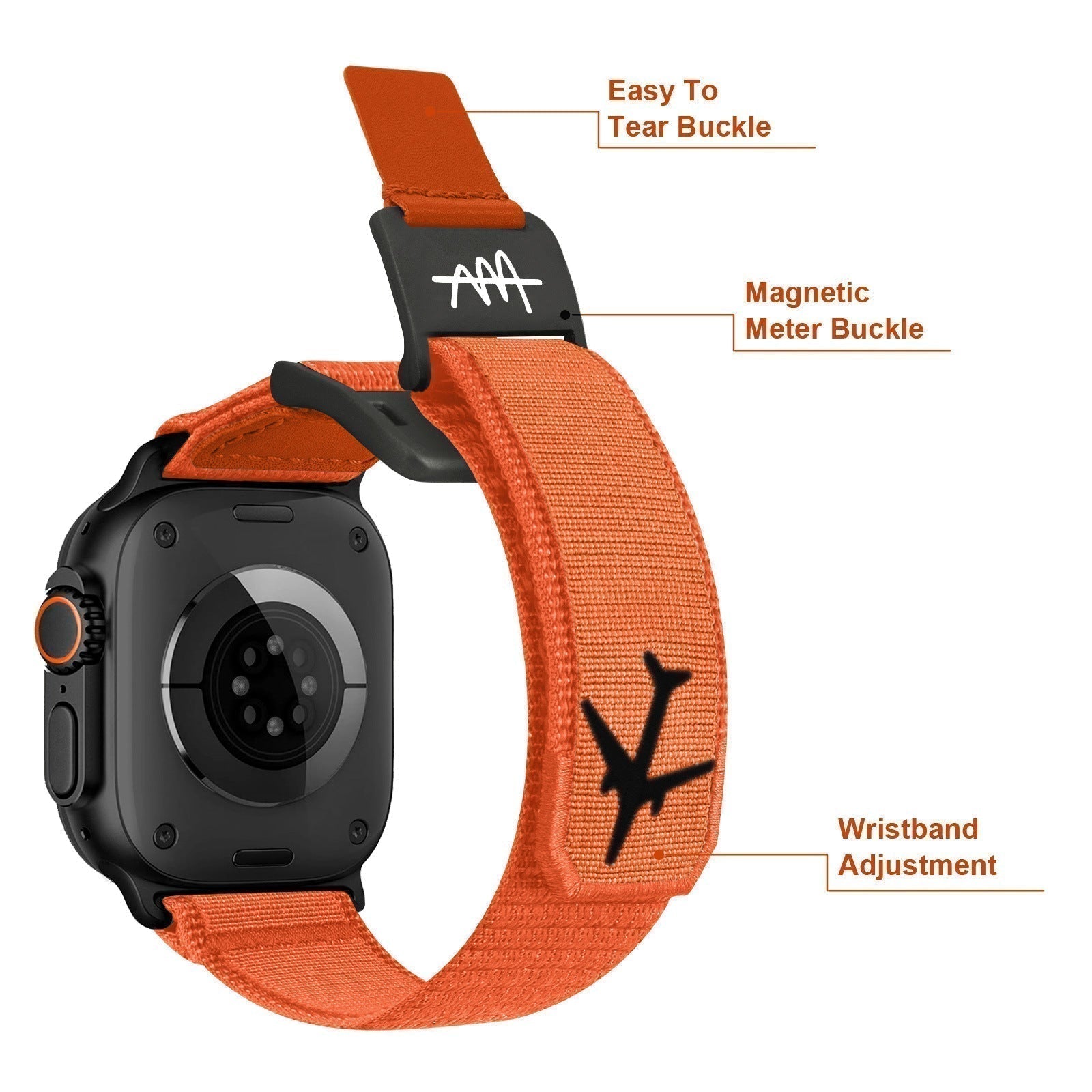Magnetický nylonový řemínek NovaPeak pro Apple Watch