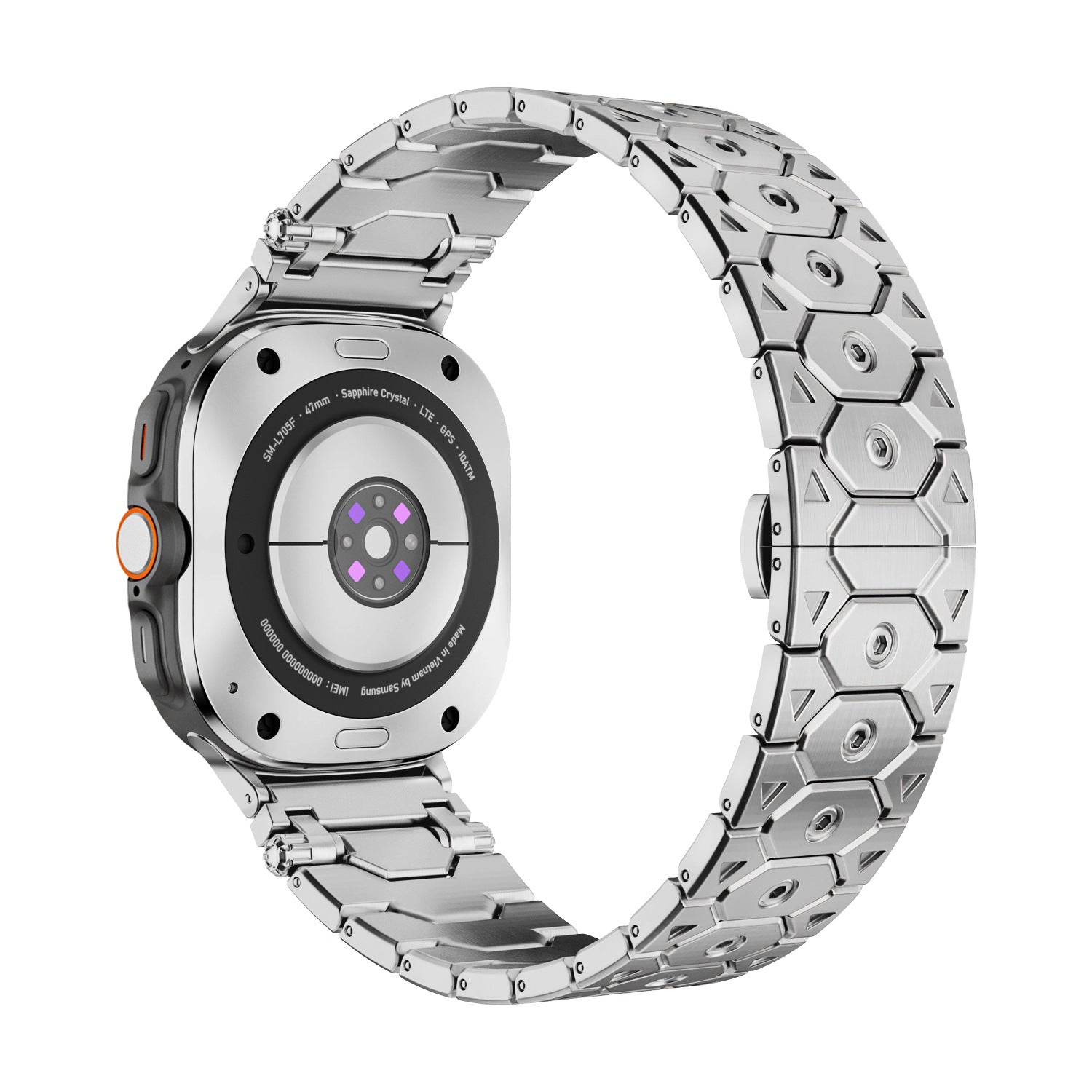 Correa Astra Geométrica de Acero Inoxidable para Galaxy Ultra