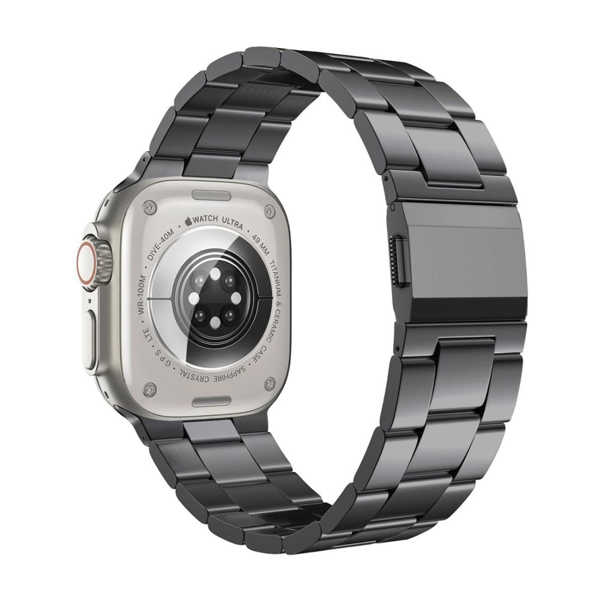 NovaLink 26 mm rustfritt stållenke for Apple Watch Ultra