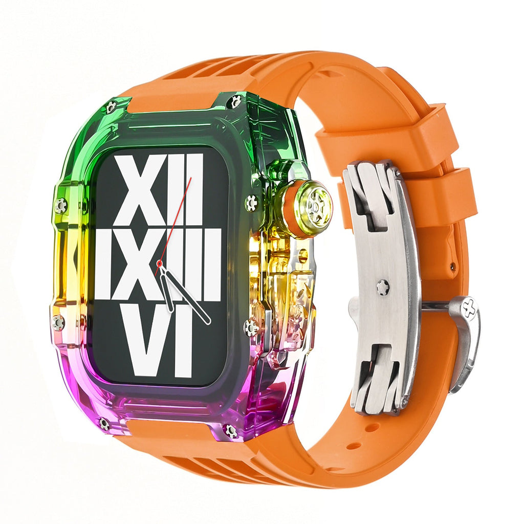 NovaFlex Multicolor Fluororubber Case Kit For Apple Watch