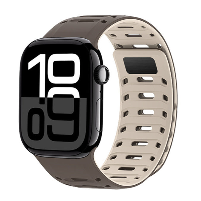 Bracelet en silicone VeloFlex pour Apple Watch, durable et respirant