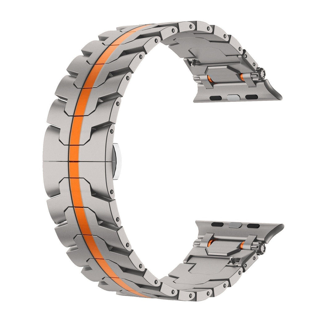 Cinturino a maglie in acciaio inox Aurora Forge per Apple Watch