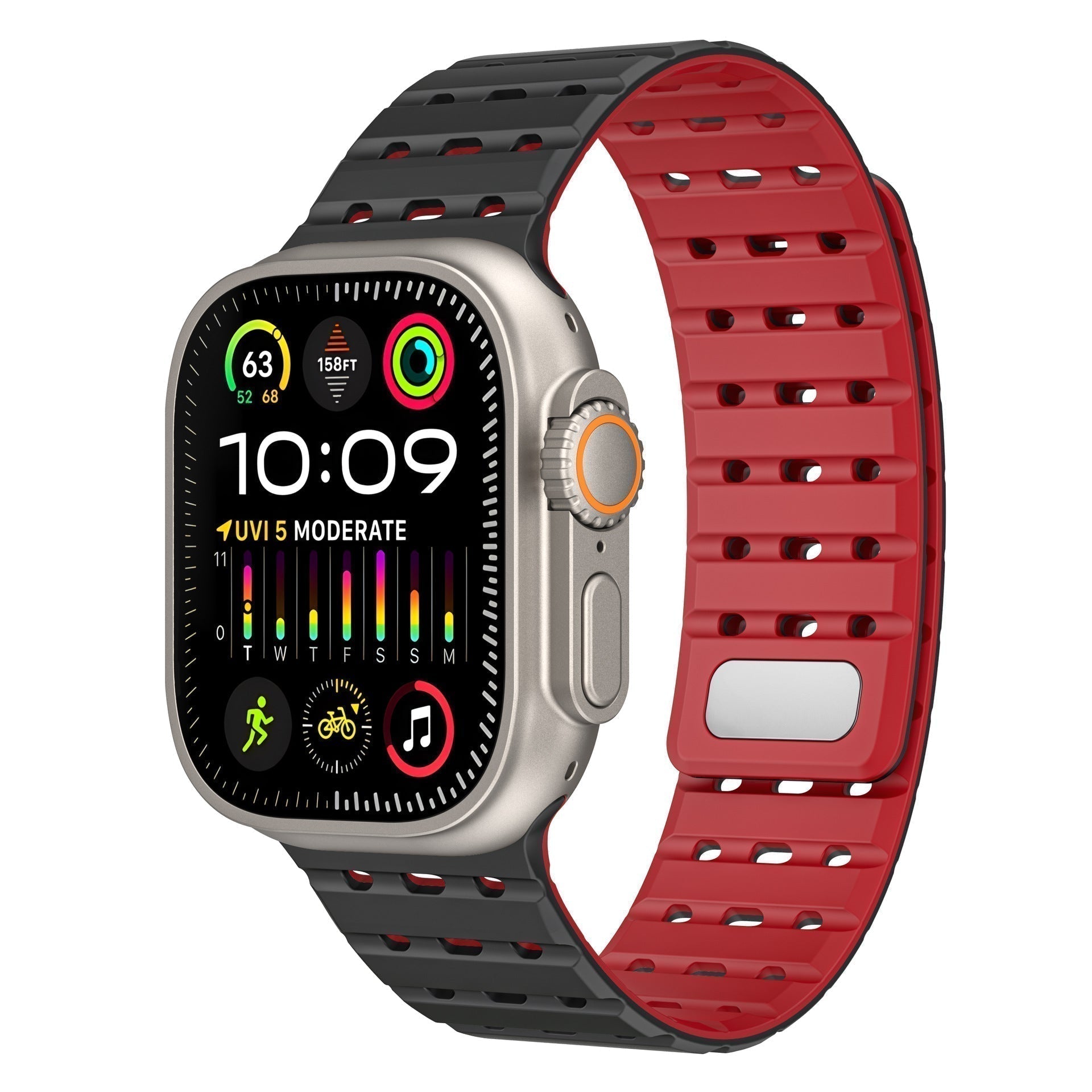 Pasek magnetyczny silikonowy NovaWeave Pro do Apple Watch