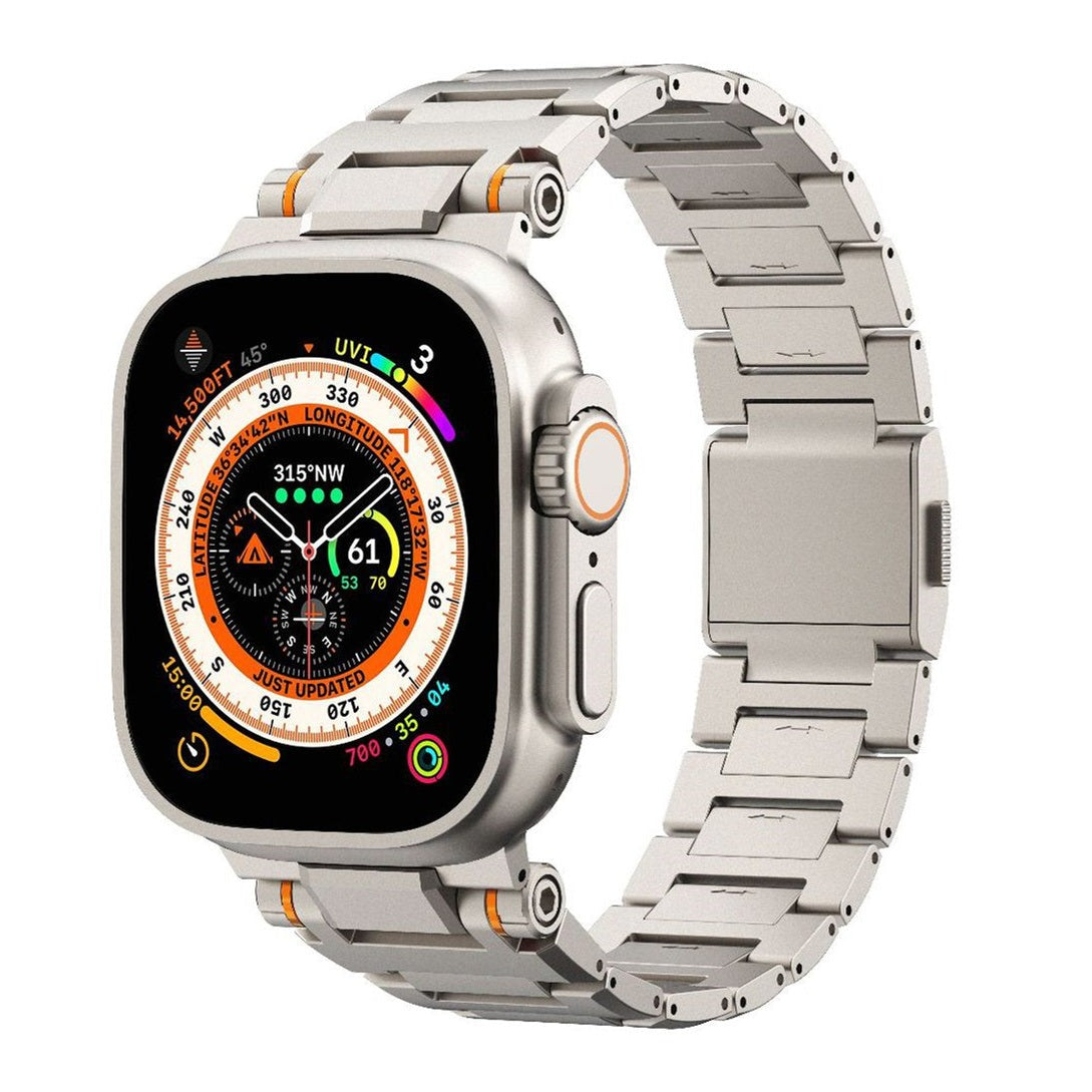 Cinturino in Acciaio Inossidabile Aurex per Apple Watch con Chiusura Magnetica