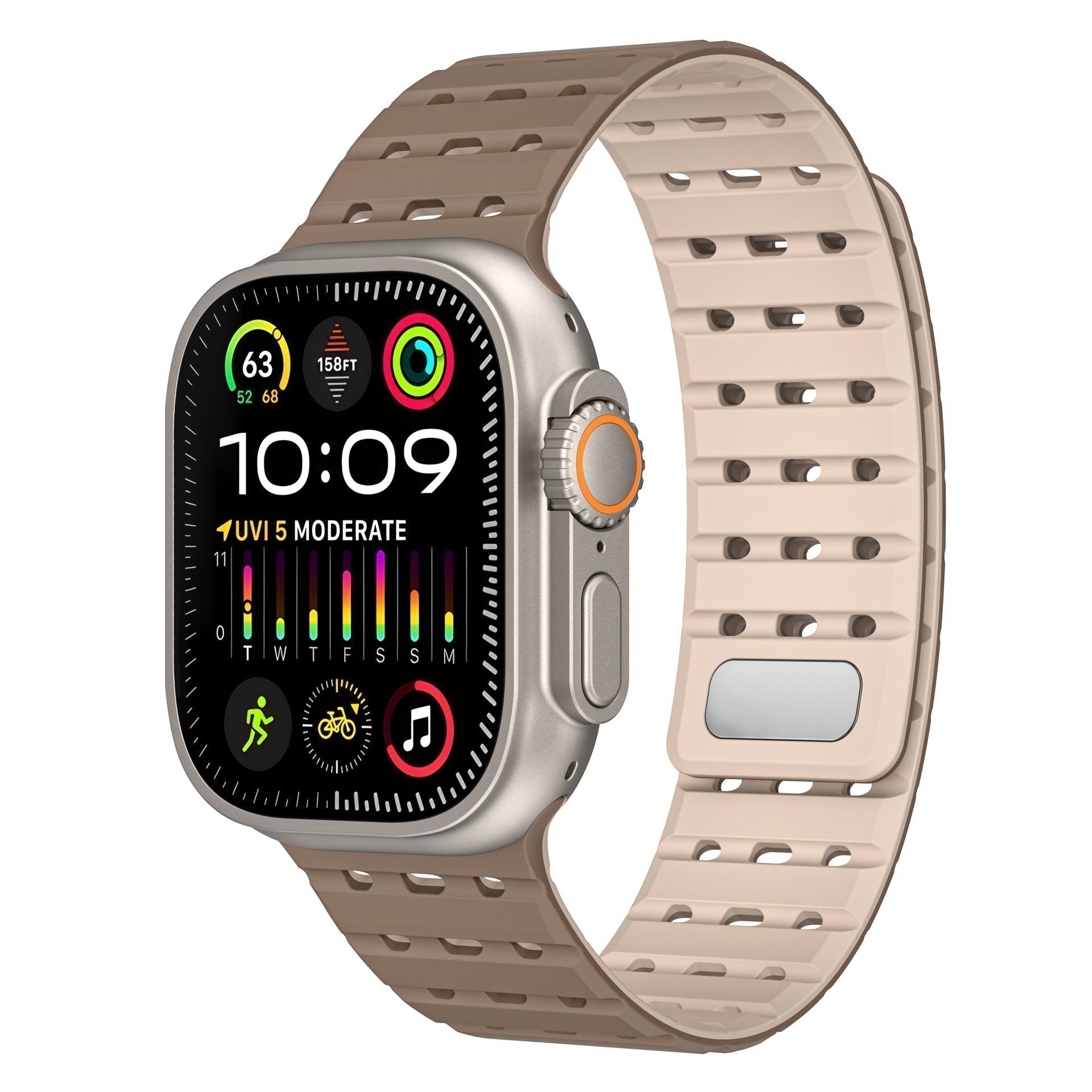 Pasek magnetyczny silikonowy NovaWeave Pro do Apple Watch