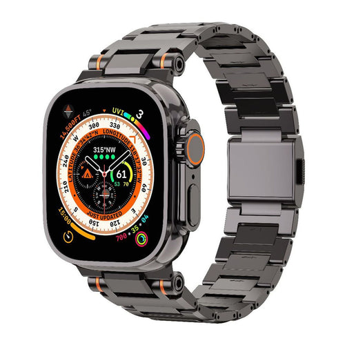 Correa de acero inoxidable Aurex para Apple Watch con cierre magnético