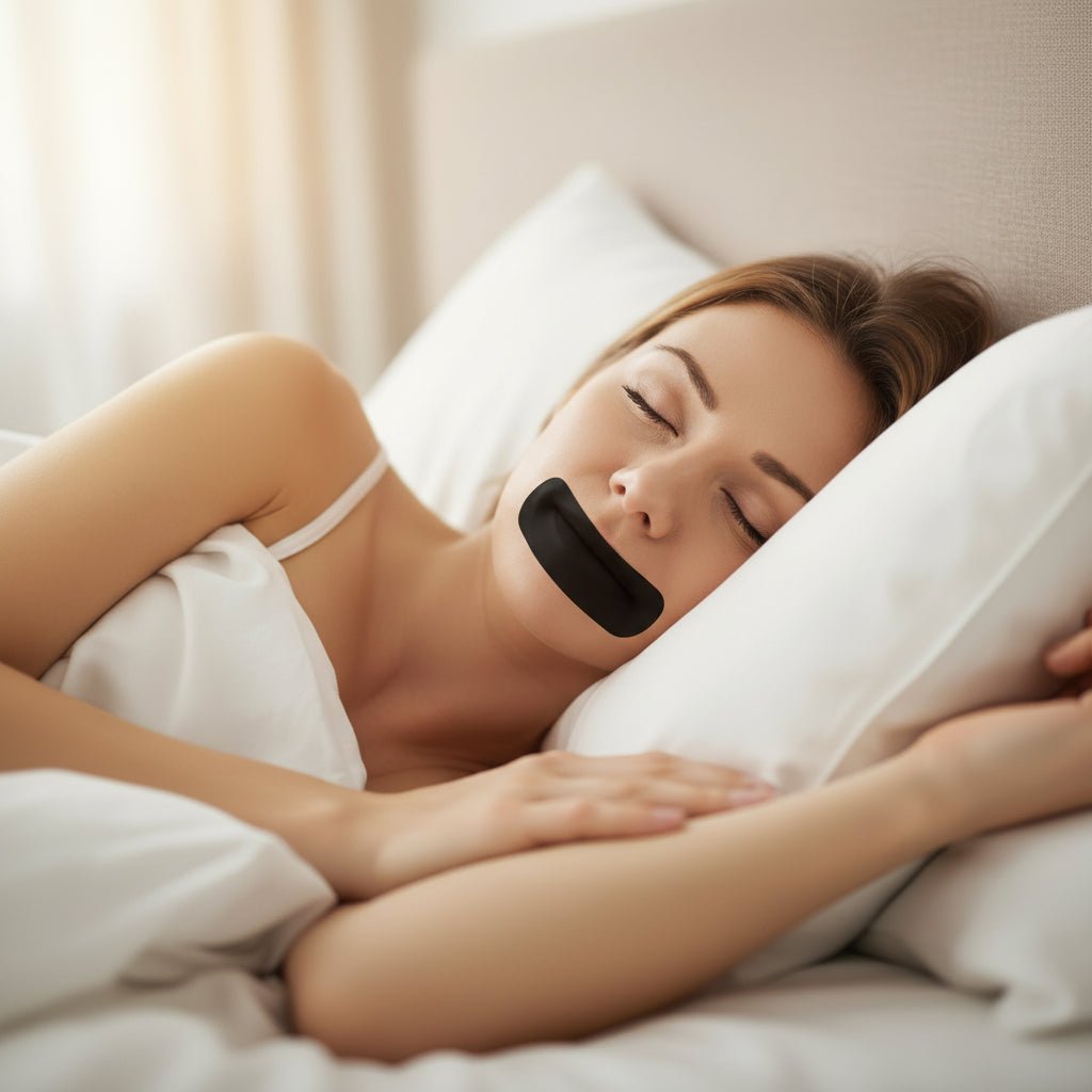 CalmSeal Anti Snoring Mouth Tape For Peaceful Sleep And Nasal Breathing For Snorers