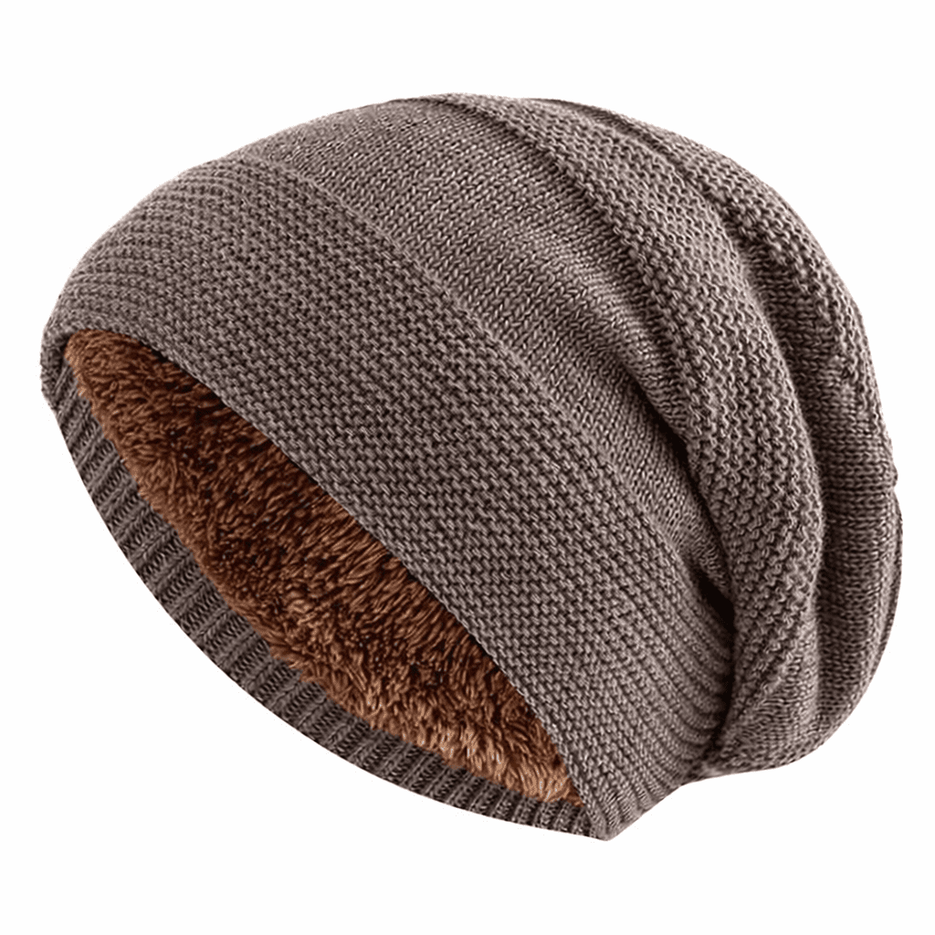Czapka AuroraSoft typu slouchy z podszewką z polaru dla przytulnego, codziennego zimowego ciepła