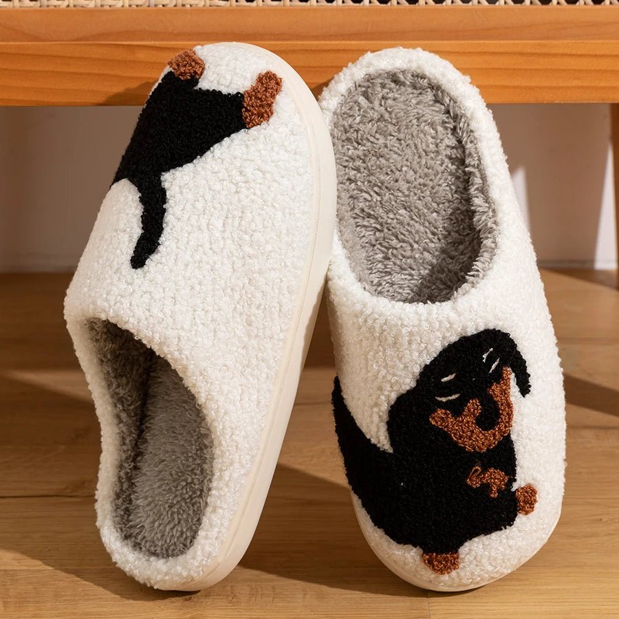 WhiskerNest Dachshund Slippers For Women Cozy Indoor Warmth Lightweight