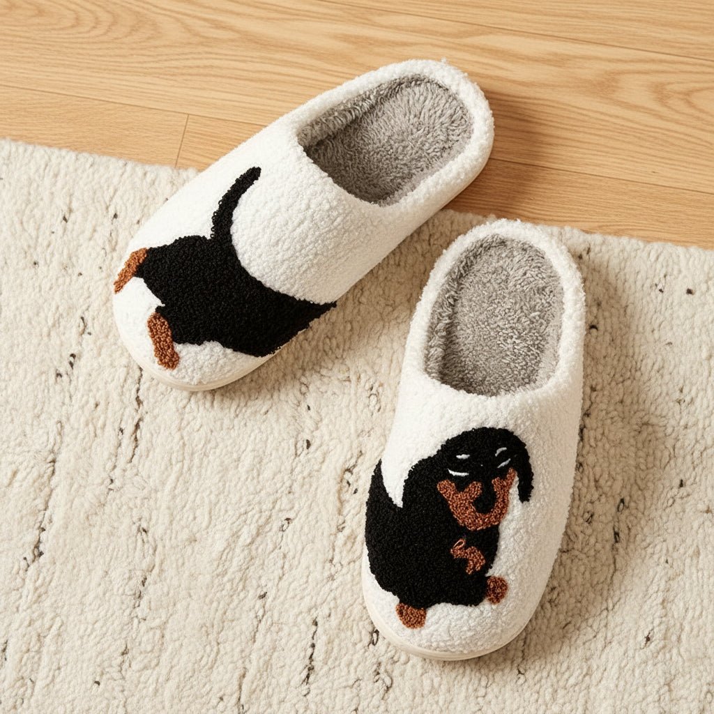 WhiskerNest Dachshund Slippers For Women Cozy Indoor Warmth Lightweight