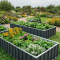 Soilframe Elevated Garden Bed in Galvanized Steel for Vegetables and Flowers