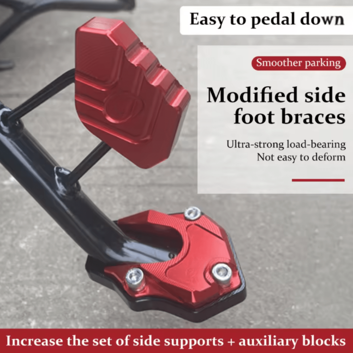 Almohadilla AeroGrip Anti Sink para Soporte de Motocicleta, Estacionamiento Estable para Motociclistas
