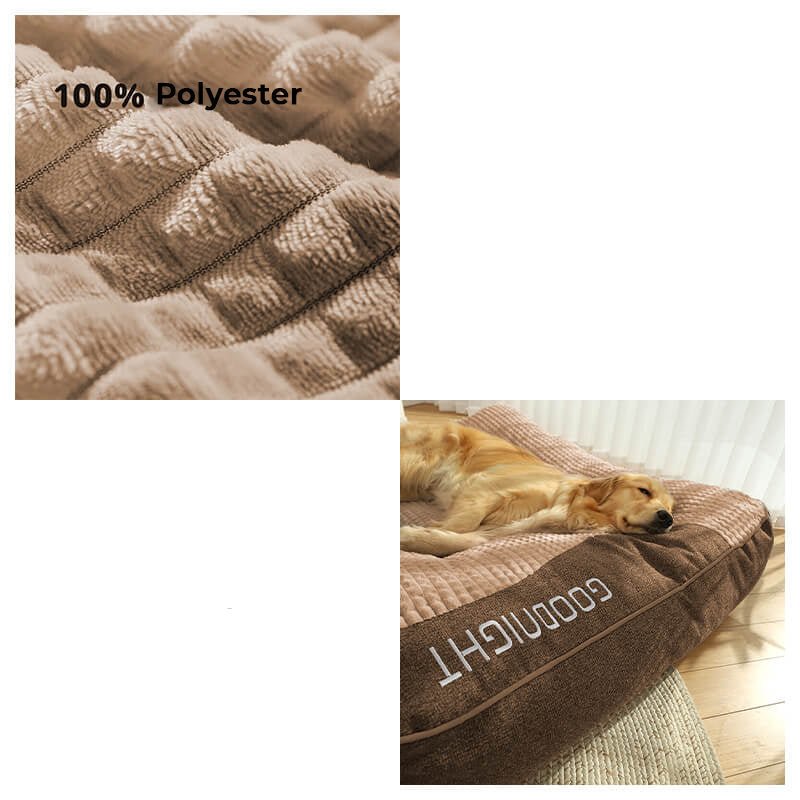 Cama para Perro Grande PawNest con Soporte Postural y Resistencia a Arañazos