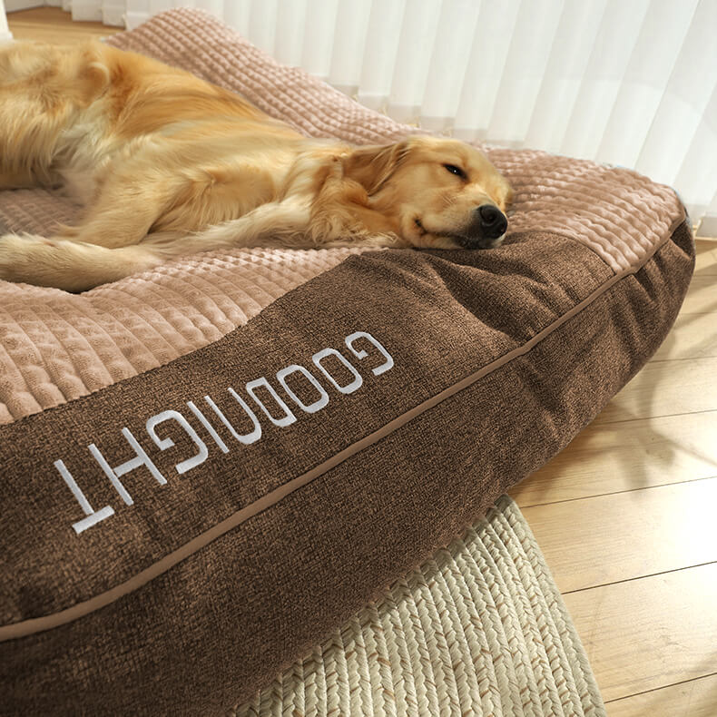 Cama para Perro Grande PawNest con Soporte Postural y Resistencia a Arañazos
