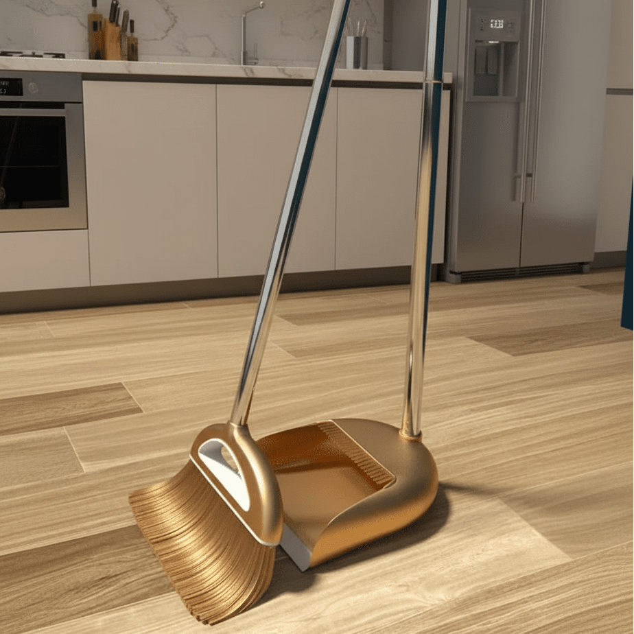 SwiftSweep Betoverde Bezem- en Stoffer-Enblikset voor Drukke Huishoudens en Gemakkelijk Schoonmaken