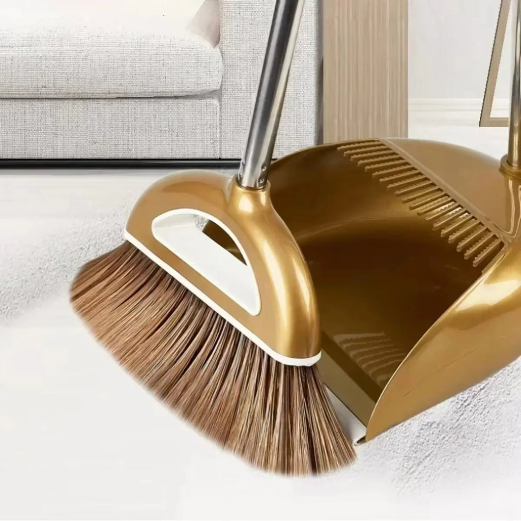 SwiftSweep Betoverde Bezem- en Stoffer-Enblikset voor Drukke Huishoudens en Gemakkelijk Schoonmaken