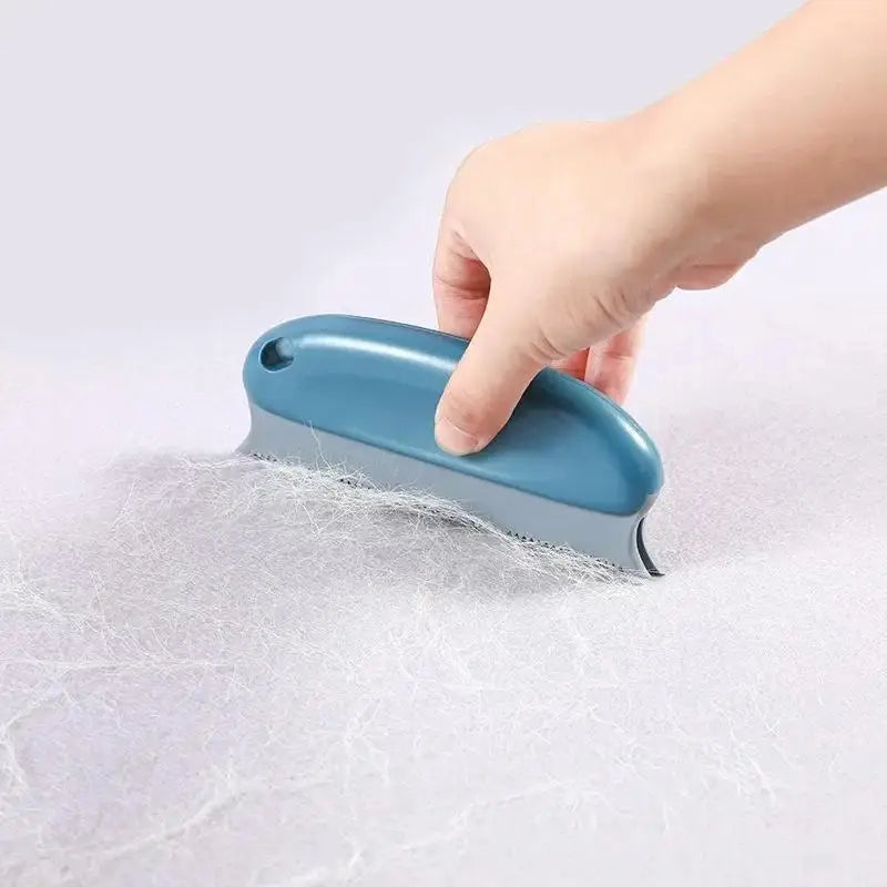 FurGlide Compact Pet Hair Brush For Couches, Vehicles, And Wardrobe