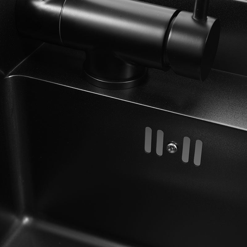 Fregadero de un solo seno de acero inoxidable oculto NookLine para cocinas y bares compactos