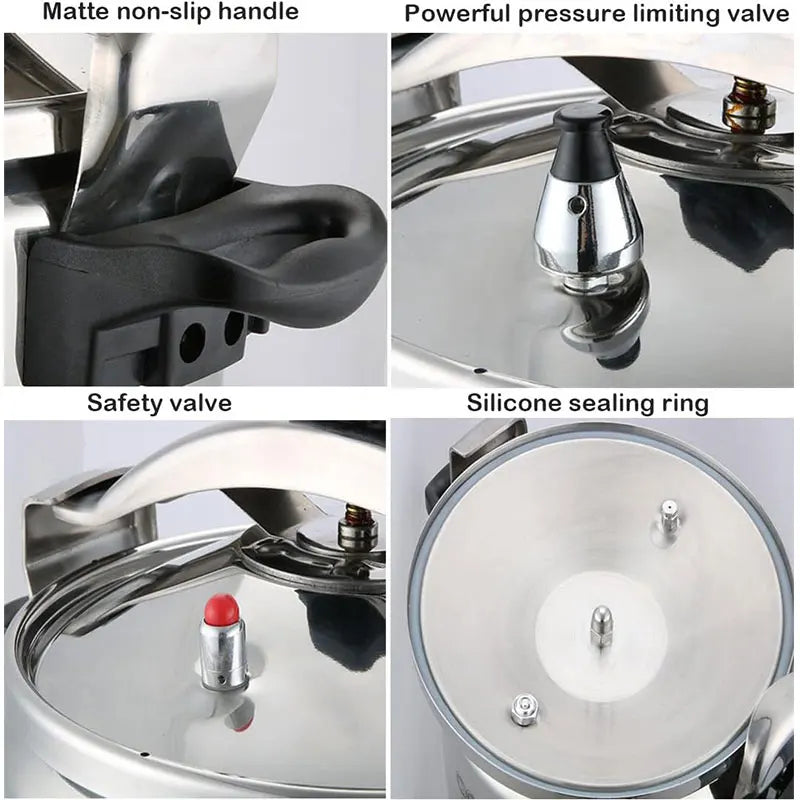 Olla a presión de aluminio NovaChef para la cocina diaria en casa