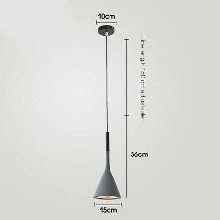 NovaFlex Pendant Light With Adjustable Cord And Color Finishes