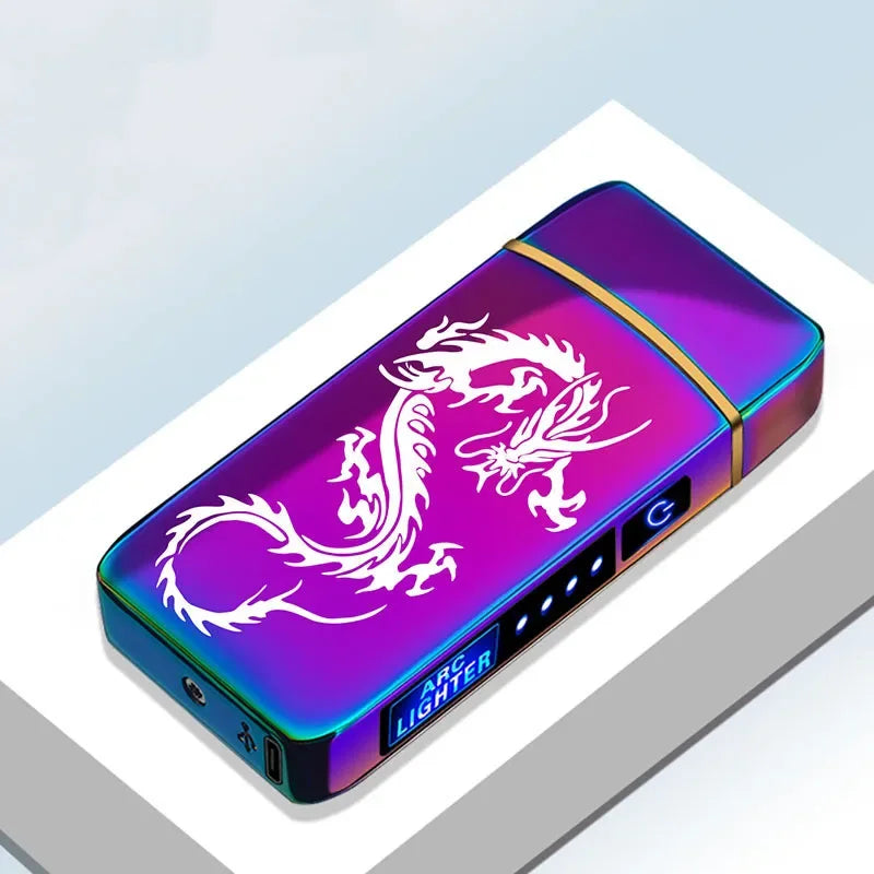 NovaArc Blue Plasma Lighter With Double Arch Flame For Daily Use