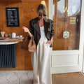 Aurora Short Trench Coat In Vintage Style With Double-Breasted Front