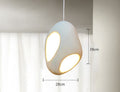 Lampada a Sospensione da Soffitto LED Artigianale Nova Wabi Sabi per Sala da Pranzo