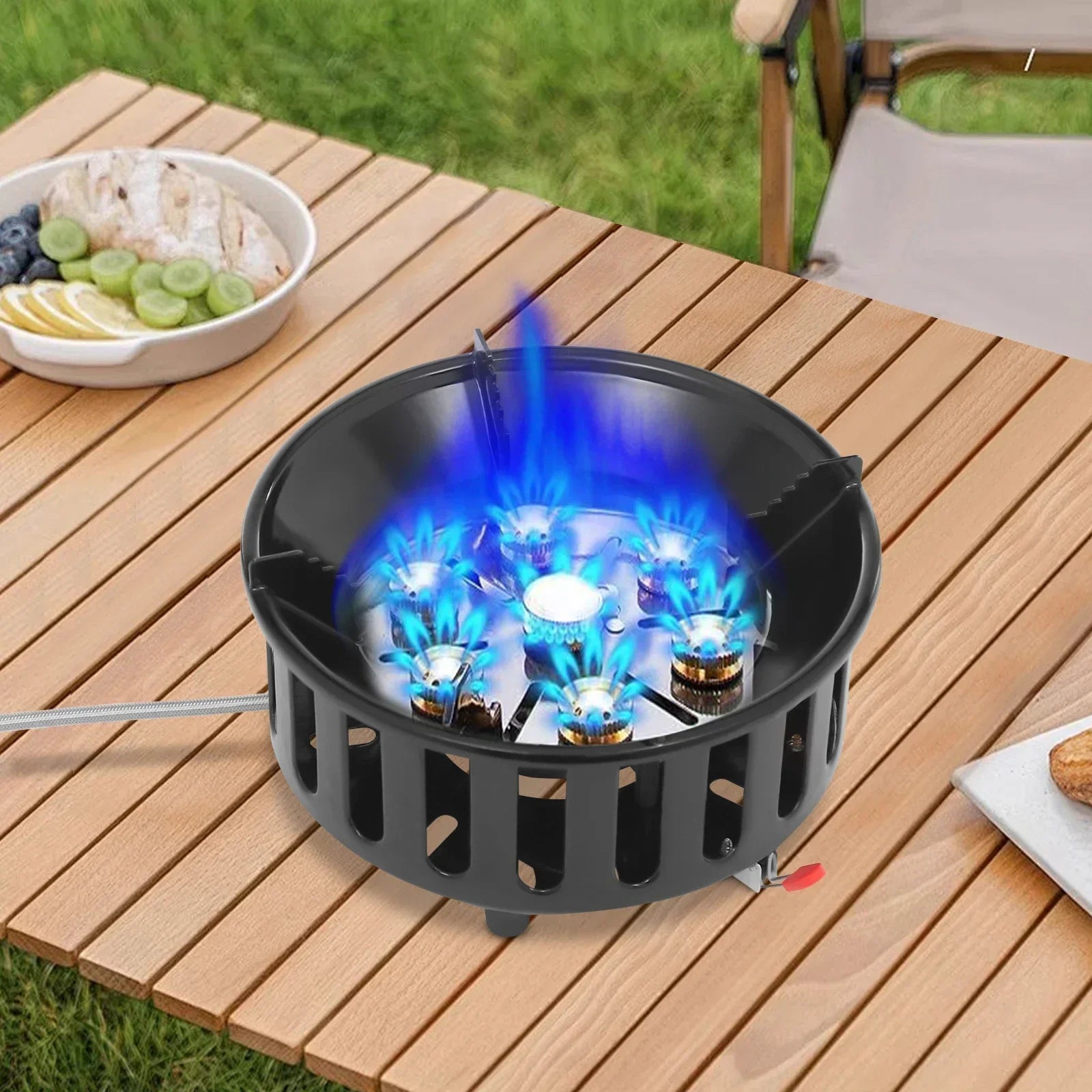 Arzător de camping NovaTrail cu arzător multifuel și transport compact