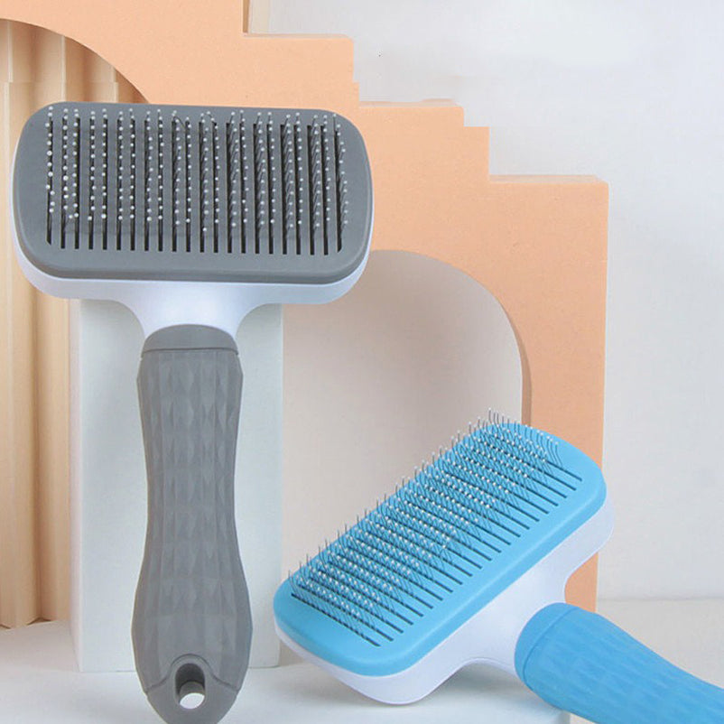 PawEase Hair Removal Massage Grooming Brush For Cats And Dogs
