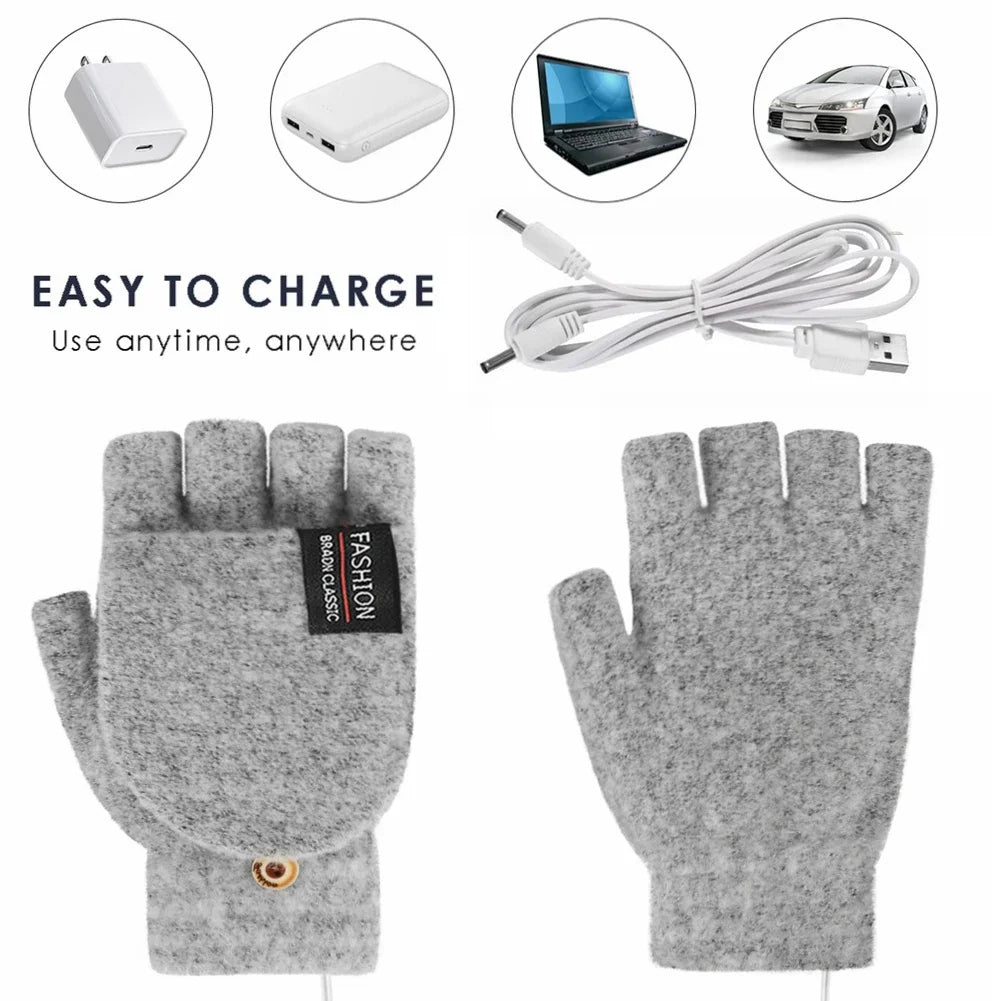 Guantes Calefactables Recargables con Tres Niveles de Calor para Calidez Personalizada