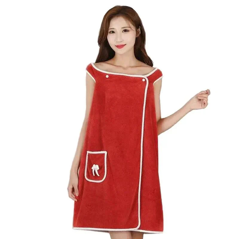 LumaWrap Portable Women's Bath Towel Quick Dry And Stylish For Beach And Gym