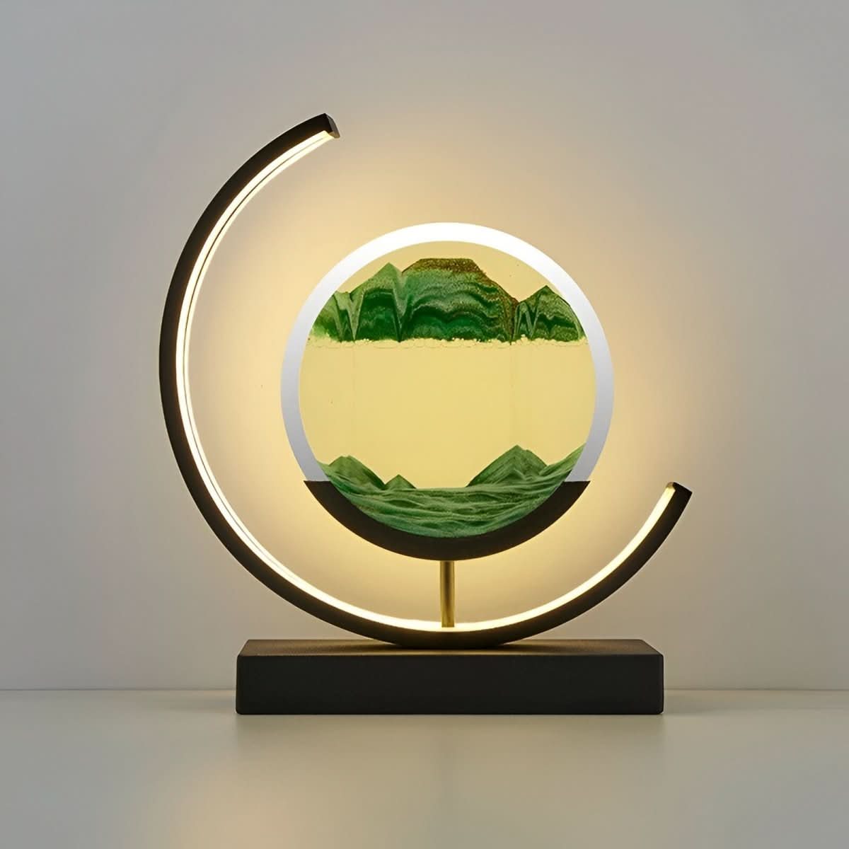 Soothing Glow Sand Lamp With Subtle Motion And Warm Ambient Light